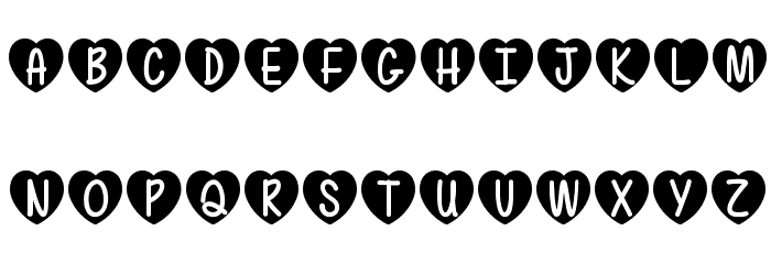 Love Is Awesome Font LOWERCASE