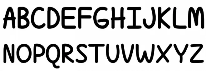 Love Is Complicated Again Bold Font UPPERCASE