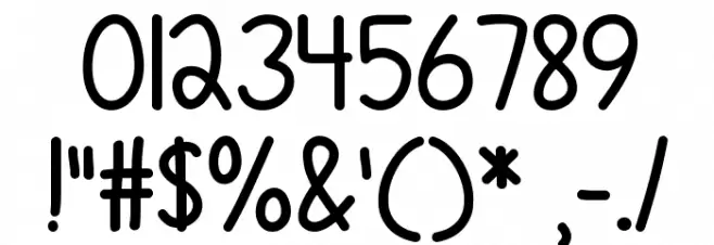 Love Is Complicated Again Font OTHER CHARS