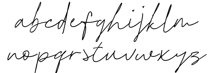 Love Jessica Font LOWERCASE