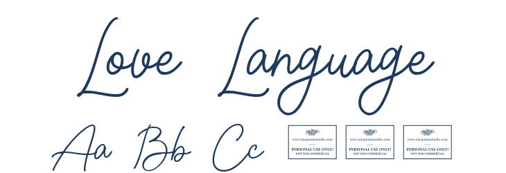 Love Language Font Preview