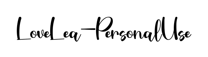 Love Lea - Personal Use  Frei Schriftart Herunterladen