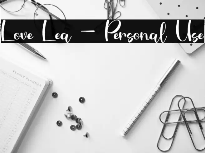 Love Lea - Personal Use Example 2