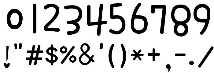 Love Letter Font OTHER CHARS