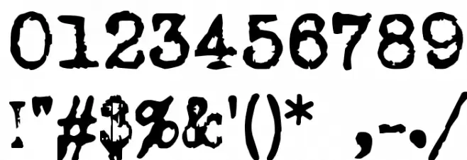 Love LetterTW Font OTHER CHARS