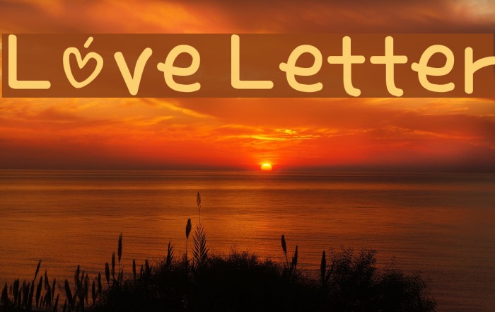 Love Letter Font examples