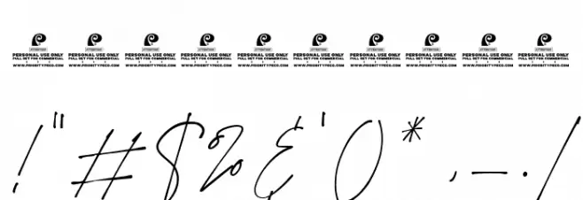 Love Limits DEMO Font OTHER CHARS