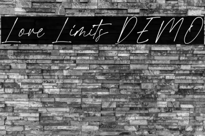 Love Limits DEMO Font examples