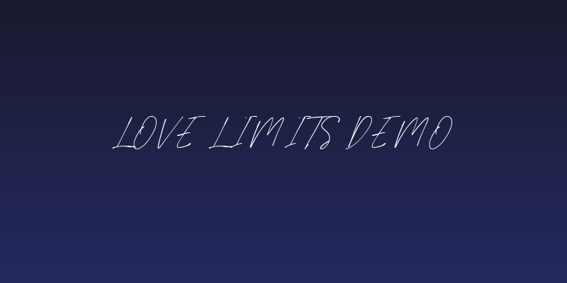 Love Limits DEMO Social Header