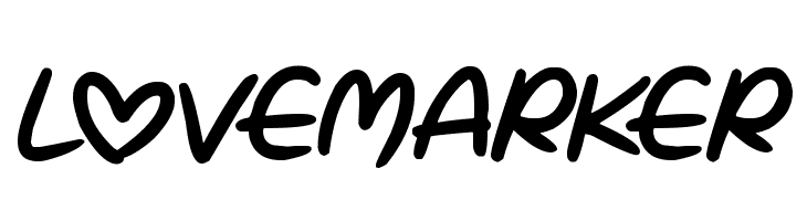 Love Marker Шрифта