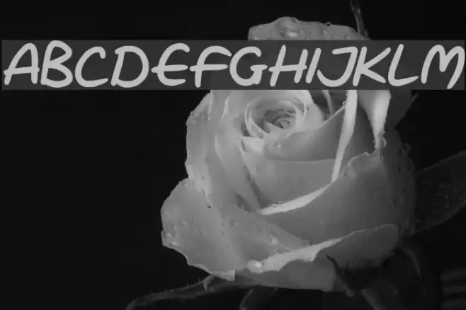 Love Marker Font examples