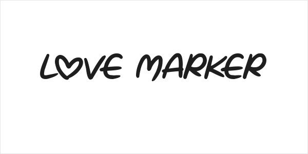 Love Marker Logo