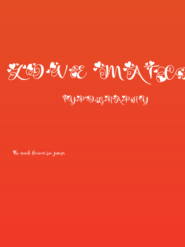 Love Match Poster