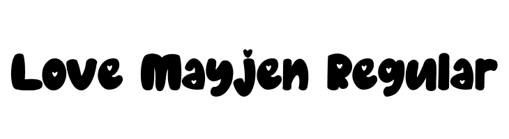 Love Mayjen Regular  les polices de caractères gratuit tlcharger