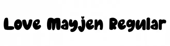 Love Mayjen Regular  Descarca Fonturi Gratis