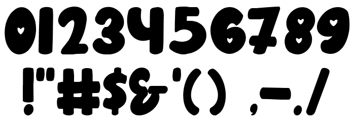 Love Mayjen Regular Schriftart Anderer Schreiben