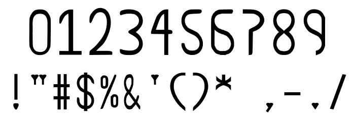 Love Me Chain V2 Mono Font OTHER CHARS