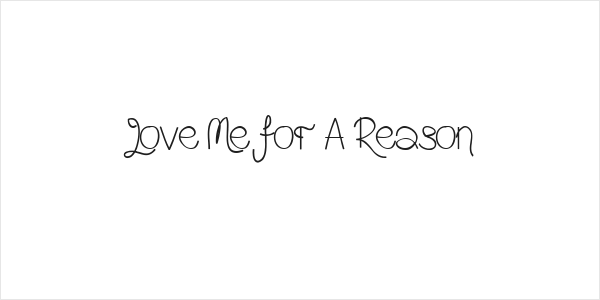 Love Me For A Reason Logo
