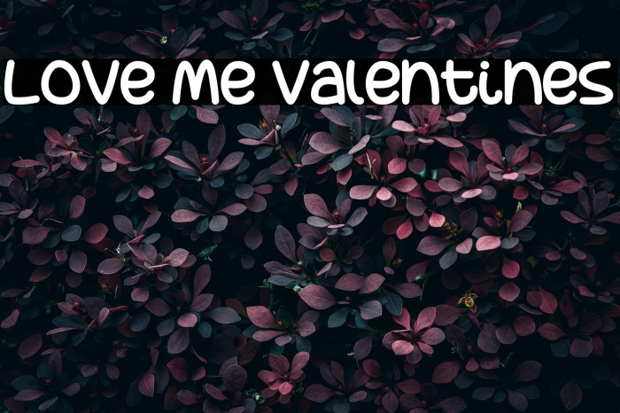Love Me Valentines Example 2