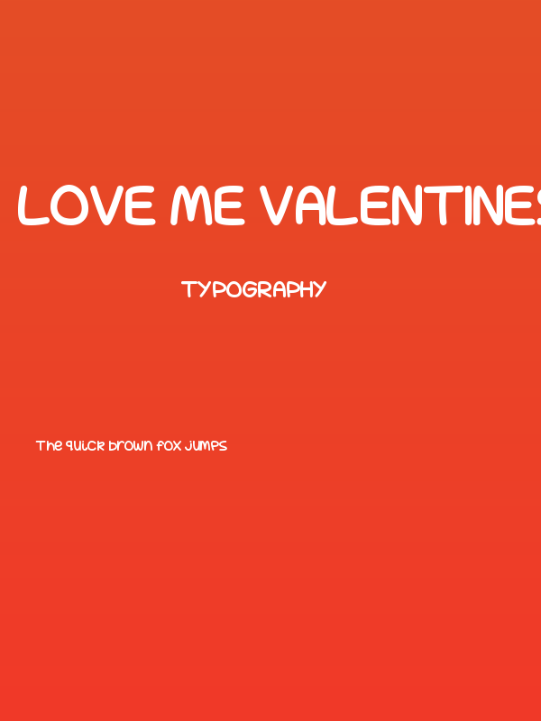Love Me Valentines Poster