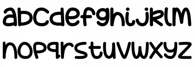 Love Me Valentines Polices MINUSCULES