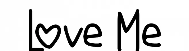Love Me  baixar fontes gratis
