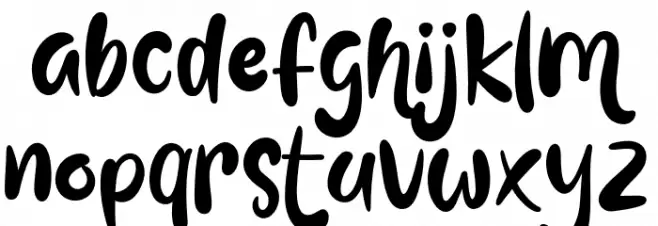 Love Mint Caratteri MINUSCOLO