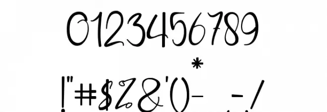 Love Miracle Font OTHER CHARS