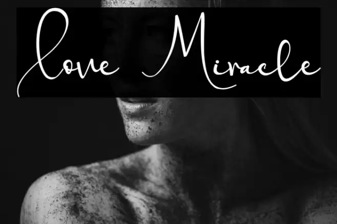 Love Miracle Font examples