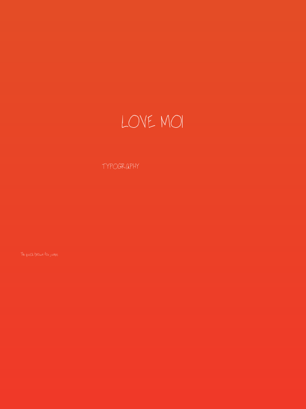 Love Moi Poster
