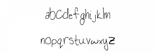 Love Moi Schriftart Kleinbuchstaben