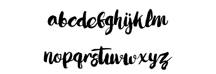 Love Moment Font LOWERCASE