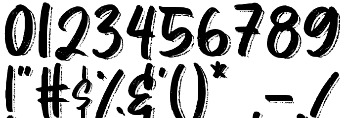 Love Monday Font OTHER CHARS