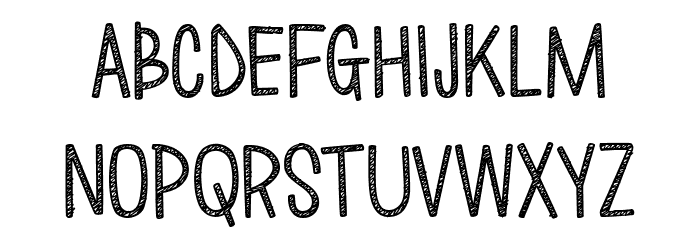 Love Monster Sketched Fonte MINÚSCULAS