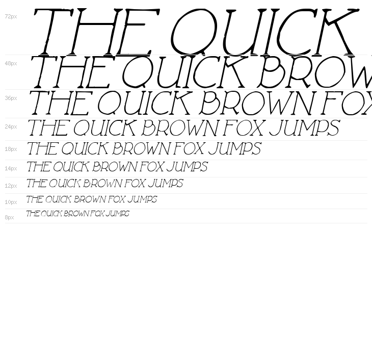 Love Nature Italic Waterfall