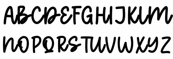 Love Notes Schriftart Groß