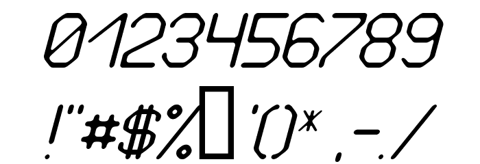 Love Parade italian Font OTHER CHARS