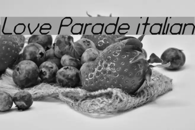 Love Parade italian Example 1