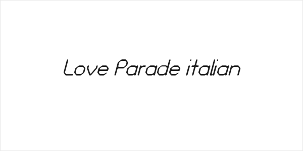 Love Parade italian Logo