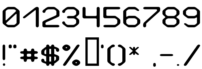 Love Parade widebold Font OTHER CHARS