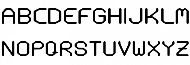 Love Parade widebold Font UPPERCASE