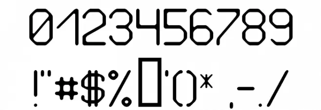 Love Parade Font OTHER CHARS