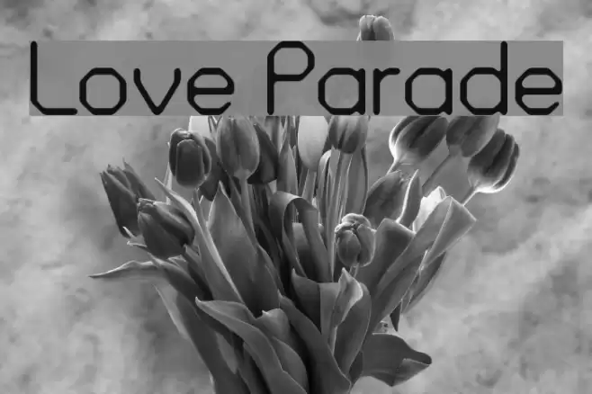 Love Parade Font examples