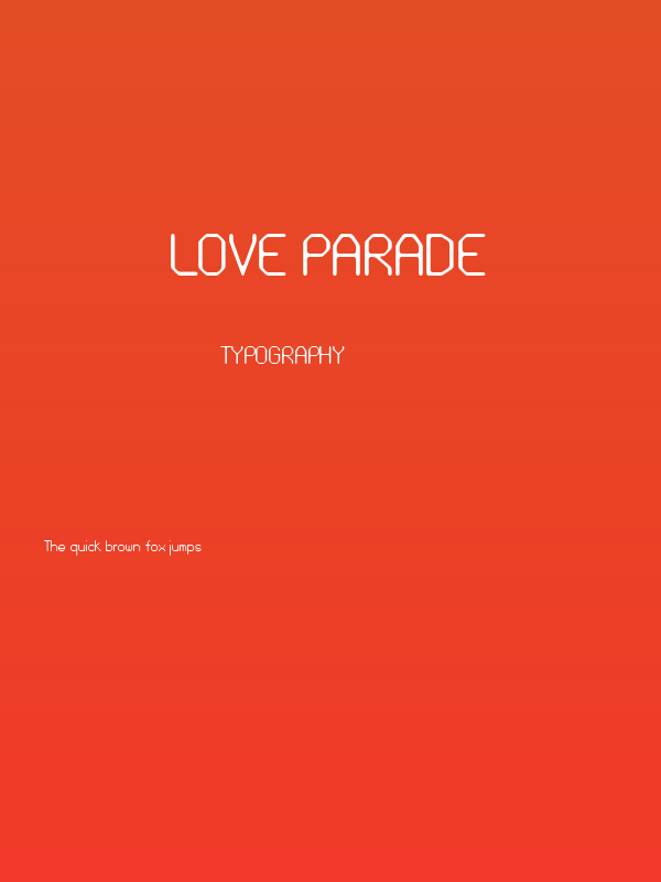 Love Parade Poster
