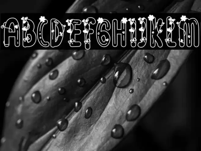 Love Plants Font examples