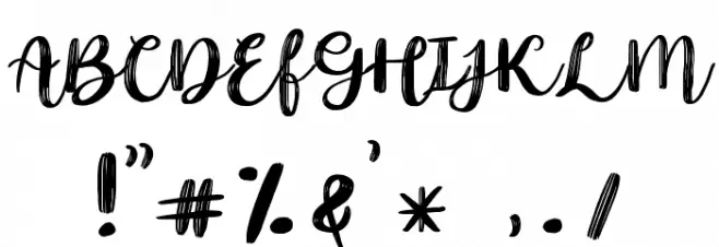 Love Purple Font OTHER CHARS