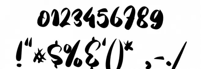 Love Quirky Font OTHER CHARS