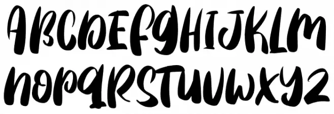Love Quirky Schriftart Groß