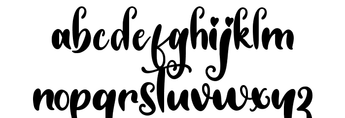 Love Rabbit - Personal Use Font LOWERCASE