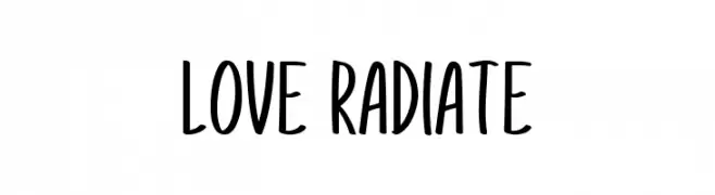 Love Radiate  フリーフォントのダウンロード